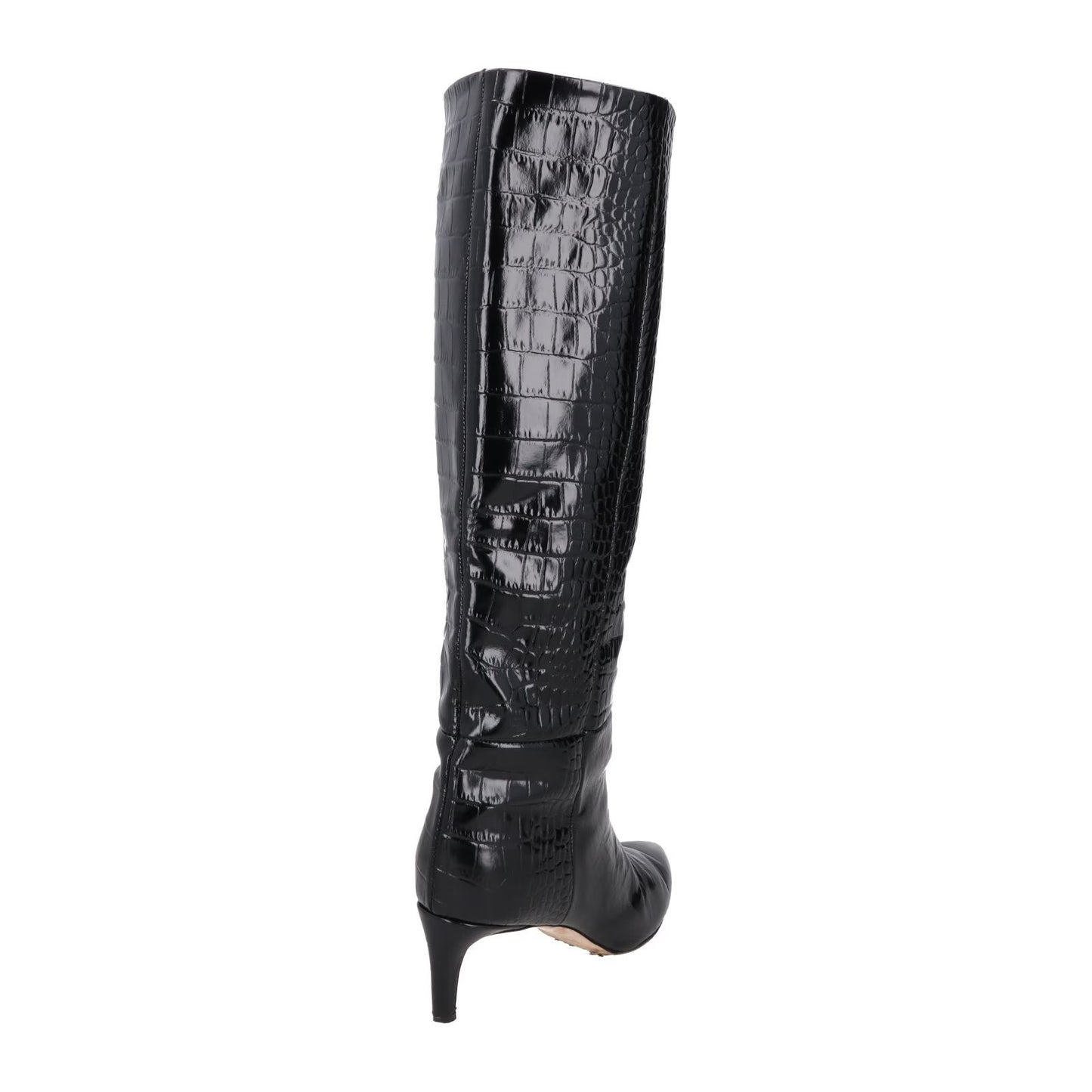 PARIS TEXAS Womens Stiletto 60 Leather Knee High Boots Croco Leather EU36 RRP625 — View 6