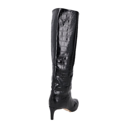 PARIS TEXAS Womens Stiletto 60 Leather Knee High Boots Croco Leather EU36 RRP625 — View 6