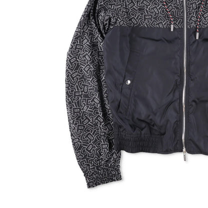 DIOR HOMME Mens Jackets AO Logo Hooded Zipped Black Two Tone Size 46 RRP 1450 — View 3