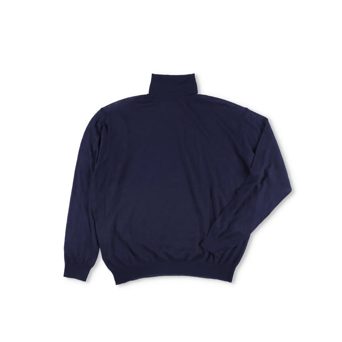 PRADA Womens Jumper High Neck Long Sleeve Pullover Sweatshirt Blue 44 RRP 1520 — View 2