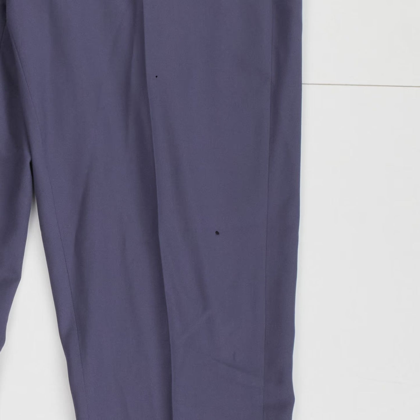 DIOR HOMME Mens Tapered Trousers Purple Dress Pants Belt Detail Size 36 RRP 620 — View 3
