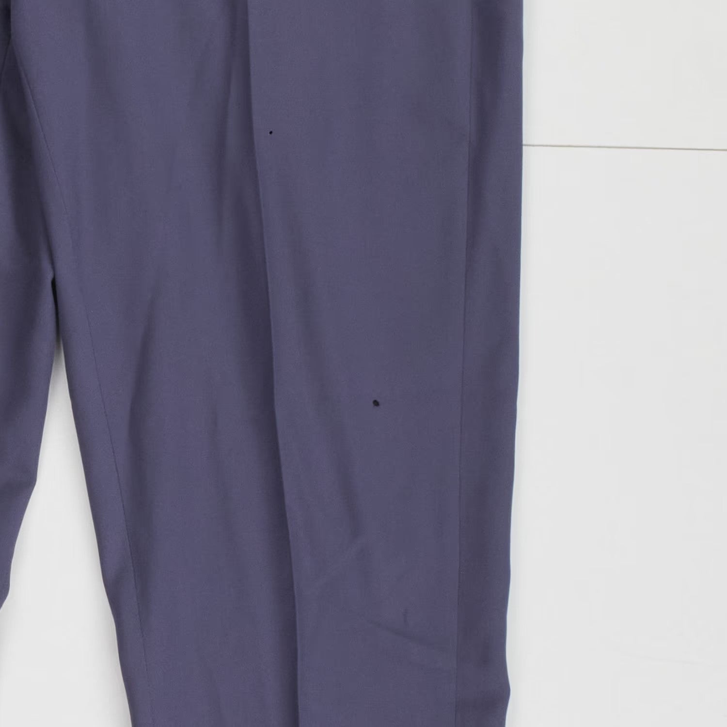 DIOR HOMME Mens Tapered Trousers Purple Dress Pants Belt Detail Size 36 RRP 620 — View 3