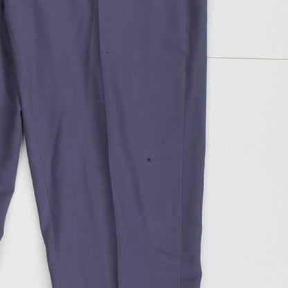 DIOR HOMME Mens Tapered Trousers Purple Dress Pants Belt Detail Size 36 RRP 620 — View 3