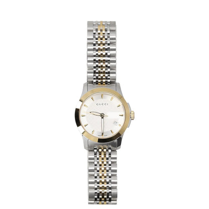 GUCCI Womens Wristwatch Silver Gold Stainless Steel Water Resistant OS RRP 1200 — View 3