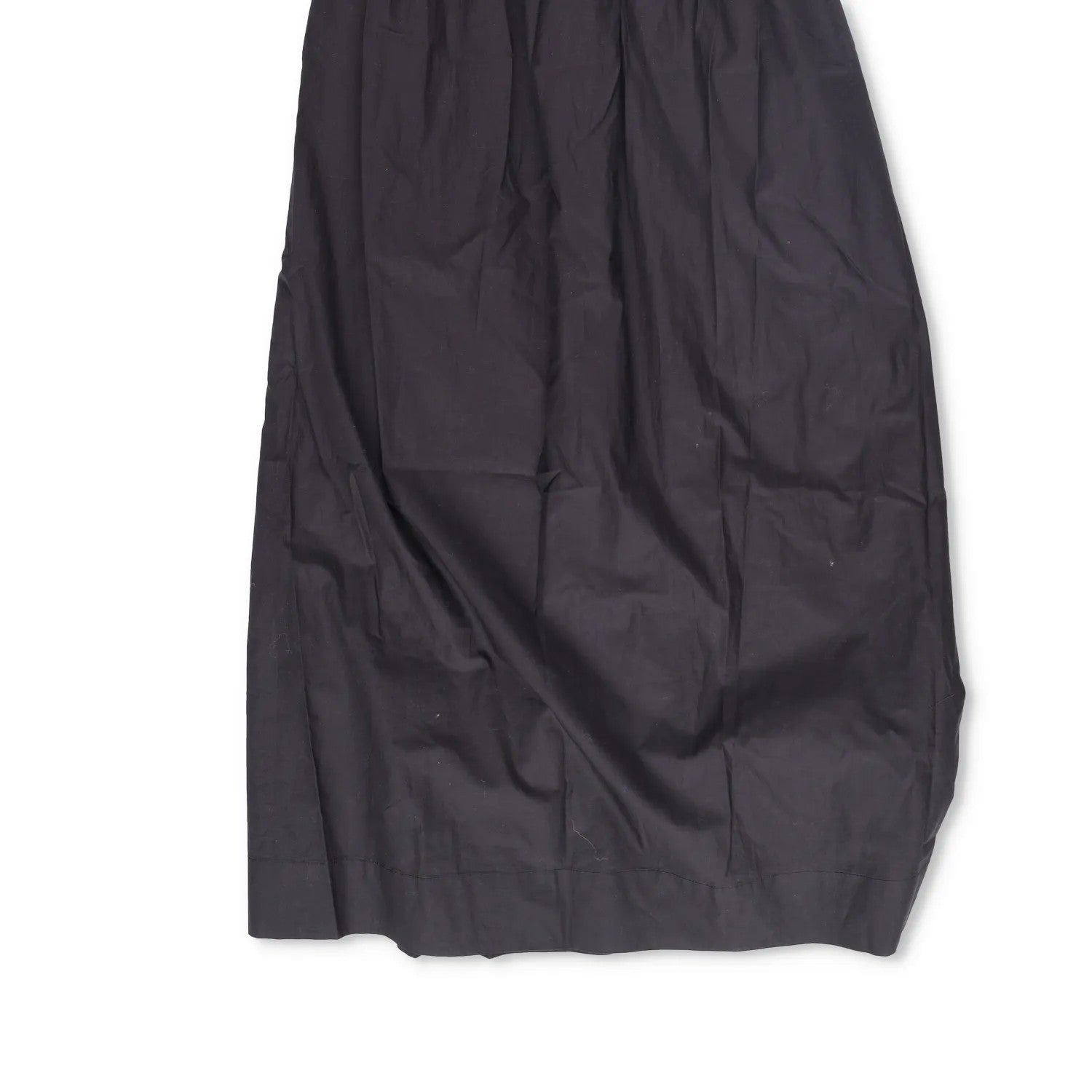 GANNI Womens V-Neck Short Sleeve Midi Dress Black Puff Shoulders Size 32 RRP 235 — View 4