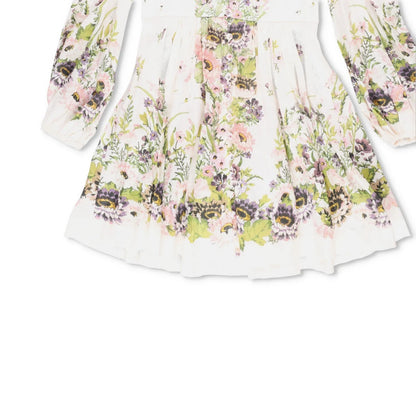 ZIMMERMANN Womens Halliday Long Sleeve Plunge Print Mini Dress Multi 1 RRP 695 — View 7