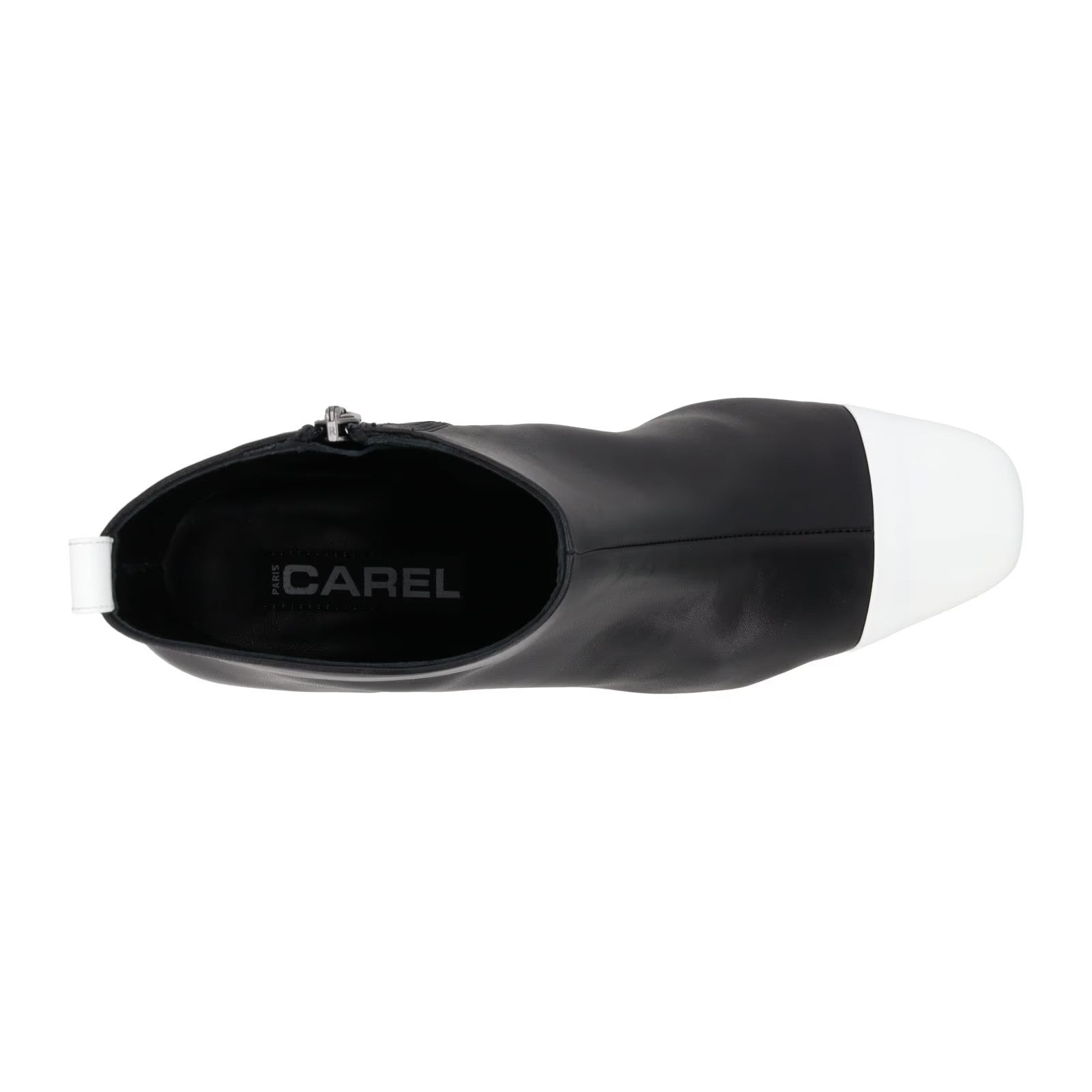 CAREL PARIS Womens Estime Leather Ankle Boot Black Block Heel Toe Cap UK6 RRP445 — View 7