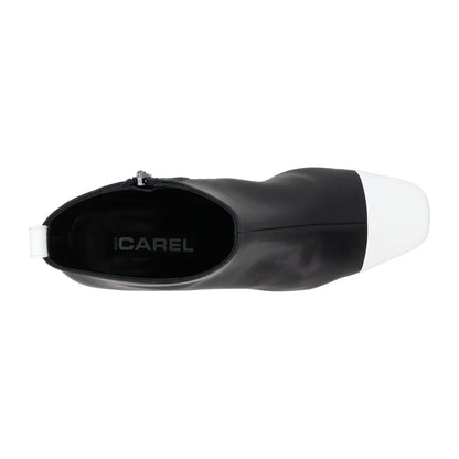 CAREL PARIS Womens Estime Leather Ankle Boot Black Block Heel Toe Cap UK6 RRP445 — View 7