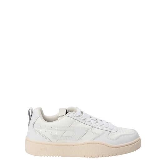 DIESEL Womens S-Ukiyo V2 Low Sneaker Leather Low Tops White EU 37 RRP 195