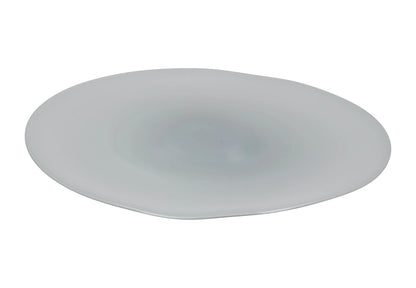 Helle Mardahl Bon Bon Plate Glass White Blue Smooth Round One Size RRP 235 — View 3