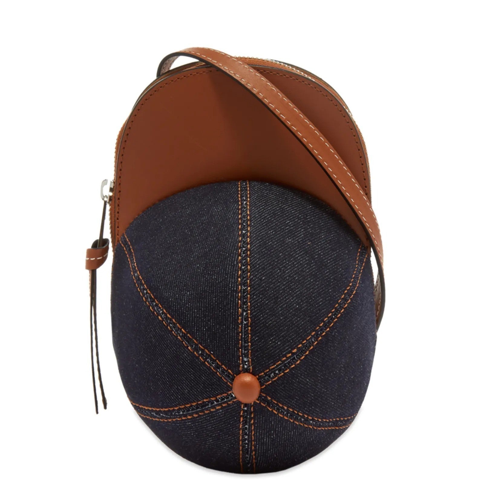 JW ANDERSON Leather Mini Nano Bag Coin Purse Handbag Denim RRP360