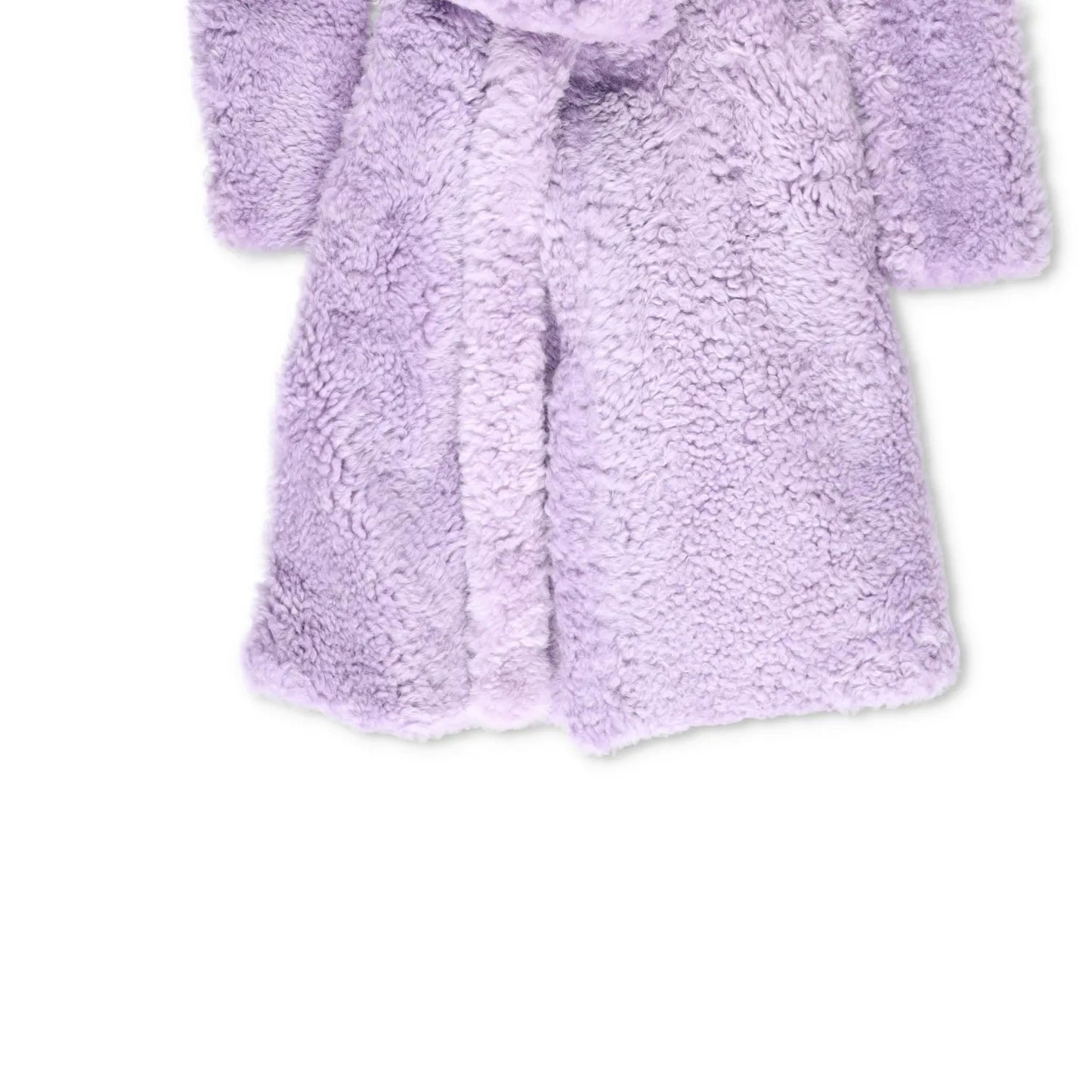 BOTTEGA VENETA Womens Wool Kimono Gown Purple Fur Trim Belted Collar 40 RRP 7000 — View 4