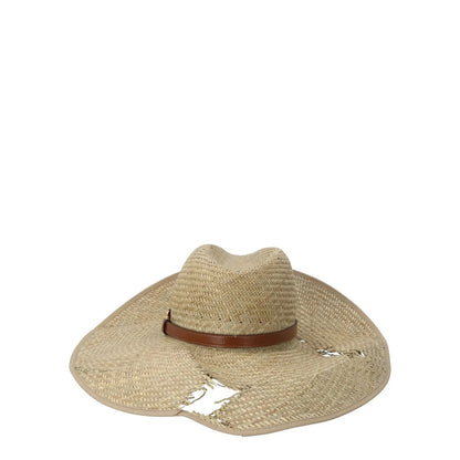 GUCCI Womens Straw Mora Hat Neutrals Fedoras Cotton Blend Size M RRP 435 — View 2