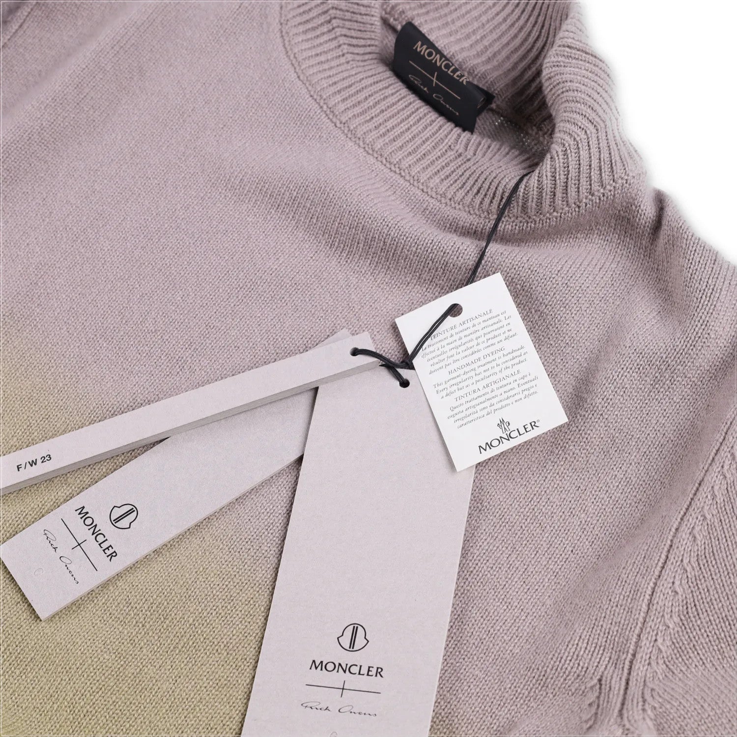 MONCLER X RICK OWENS Womens Subhuman Long Knit Jumper Pullover Multi XS RRP 1515 — View 7