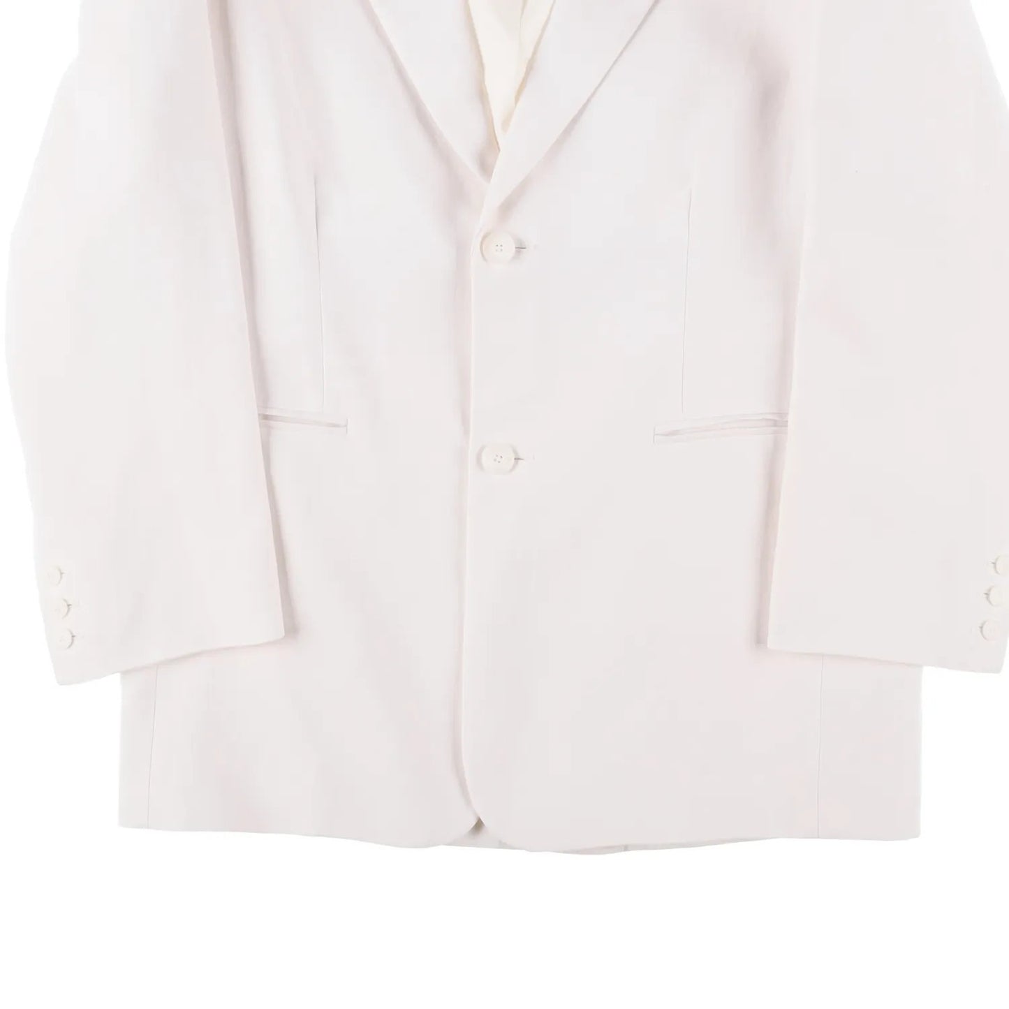 FRANKIE SHOP Womens Aiden Single Breasted Blazer Linen White Size S RRP 350 — View 7