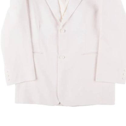 FRANKIE SHOP Womens Aiden Single Breasted Blazer Linen White Size S RRP 350 — View 7
