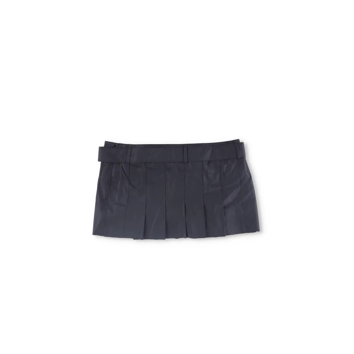 16ARLINGTON Womens Nimue Mini Skirt Pleated Black with Belt Size 10 RRP 700 — View 8