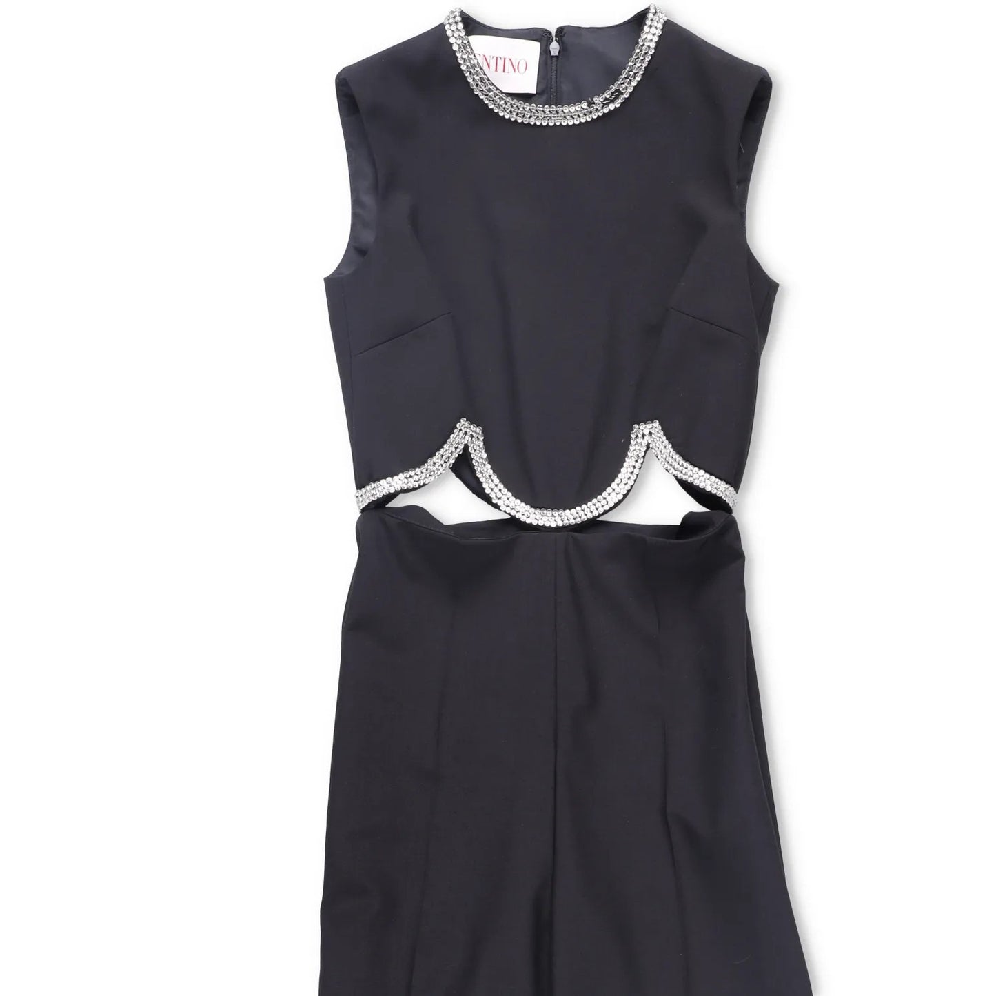 VALENTINO GARAVANI Womens Jumpsuit Embroidered One-Piece Black Size 38 RRP 5690 — View 2
