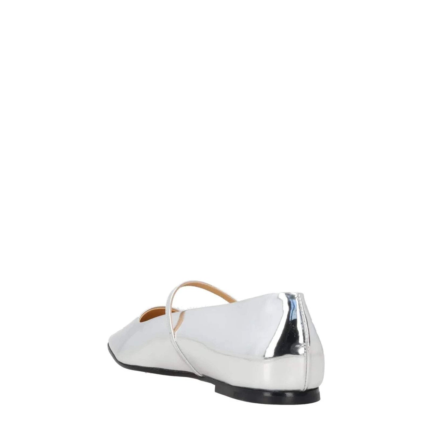 DEAR FRANCES Womens Mary Ballet Flats Silver Patent Leather Buckle UK 5 RRP 389 — View 4