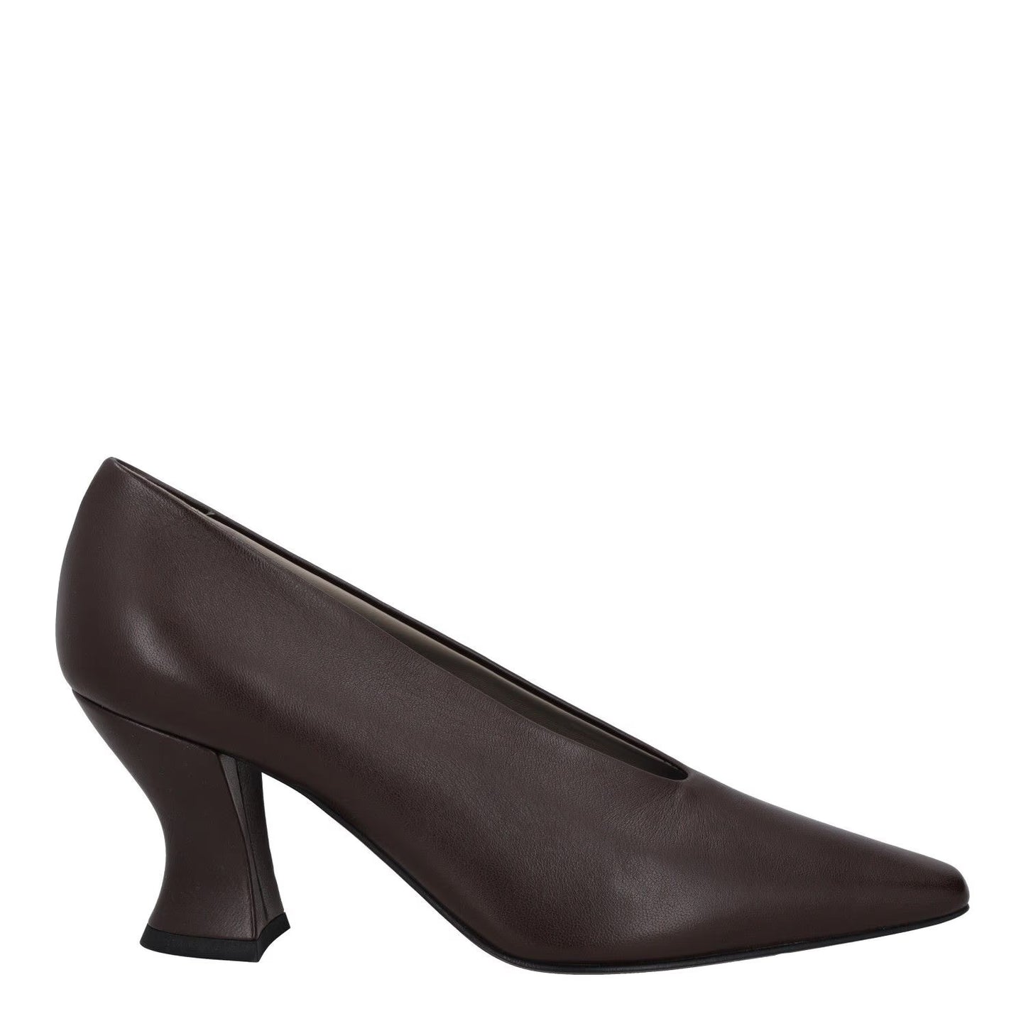 BOTTEGA VENETA Womens Mid Heel Comfort Slip On  Brown Leather Formal UK 4 RRP620