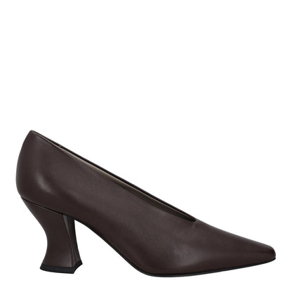 BOTTEGA VENETA Womens Mid Heel Comfort Slip On  Brown Leather Formal UK 4 RRP620