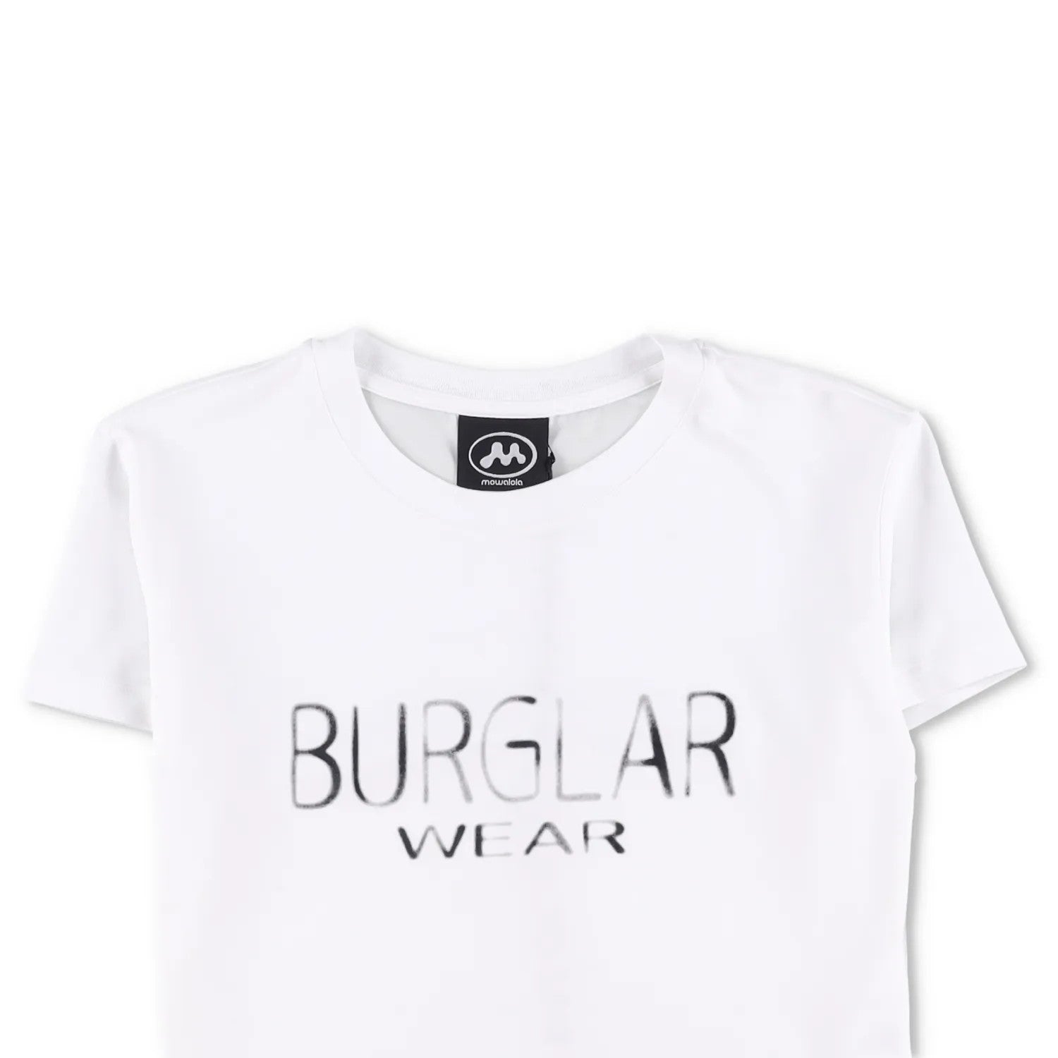 MOWALOLA Womens T-Shirt Short Sleeve Crew Neck Thin Burglar Wear White XL RRP135 — View 3