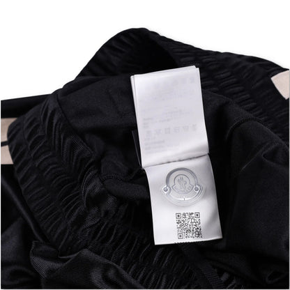 MONCLER GENIUSXPalm Angels Womens Shiny Side Stripe Track Pants Black 2XS RRP375 — View 10
