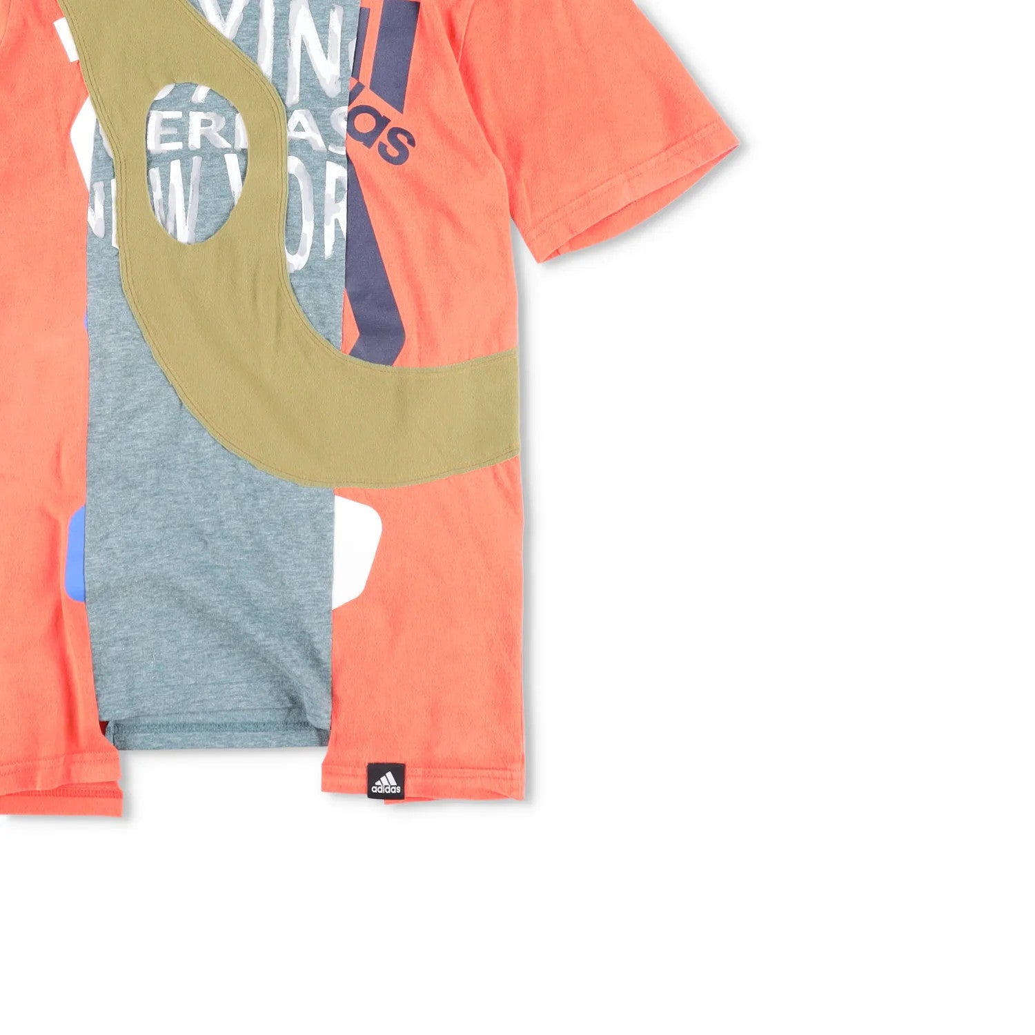 EVERLASTxADIDASxLUEDER Mens T-Shirt Cotton Multicoloured Short Sleeve S RRP 100 — View 4