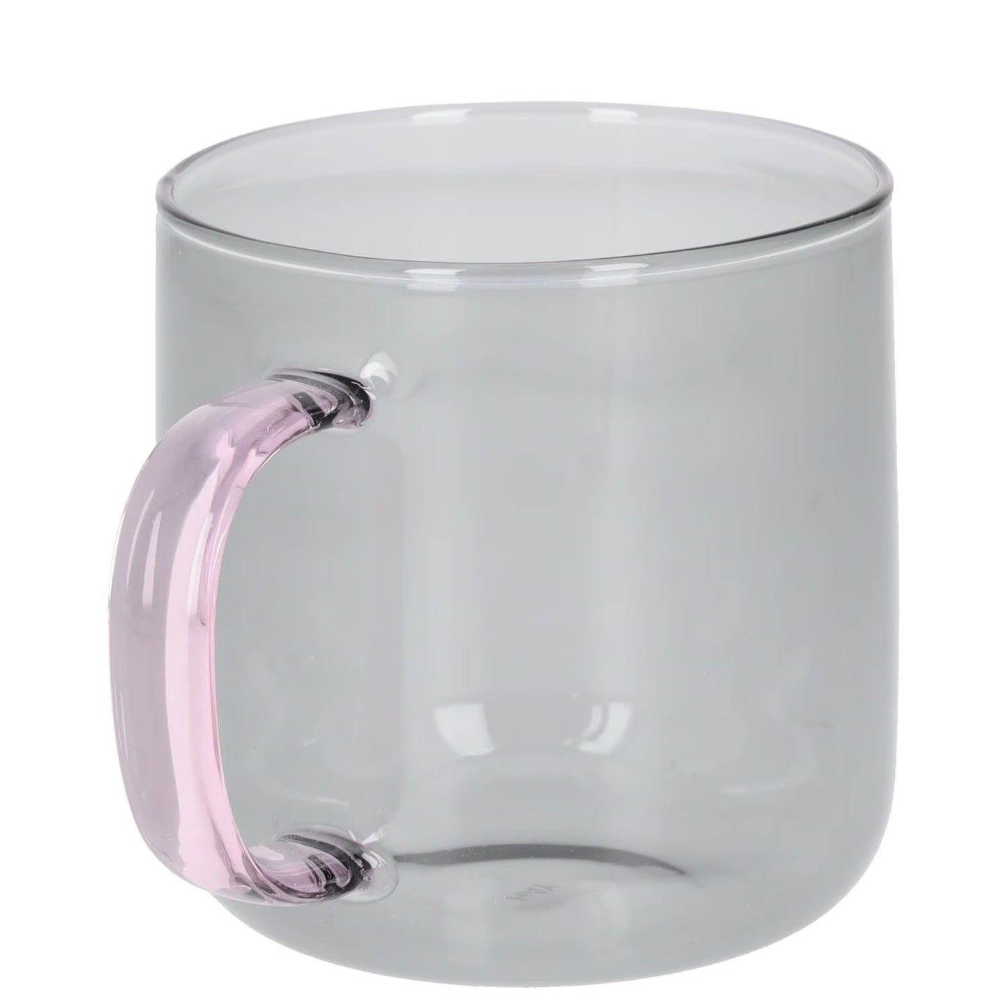 HAY single unit 300ml Mugs Multicoloured Handle Tea Glass Round OS RRP 45