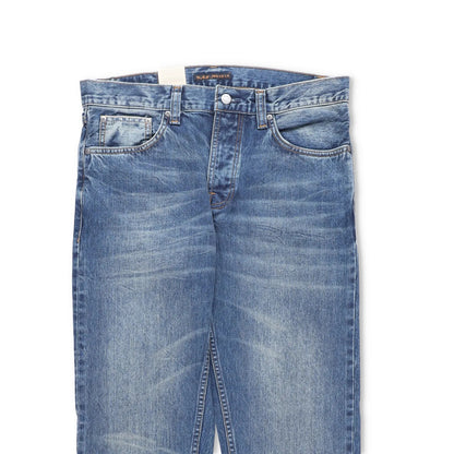 NUDIE JEANS Mens Jeans Steady Eddie Ii Stormy Selvedge Straight Blue 28 RRP 200 — View 2