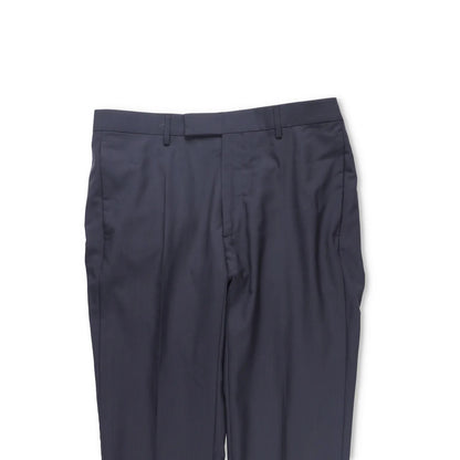DIOR Mens Dress Pants Virgin Wool Cupro Blend Pleated Black Size 48 R RRP 400 — View 2