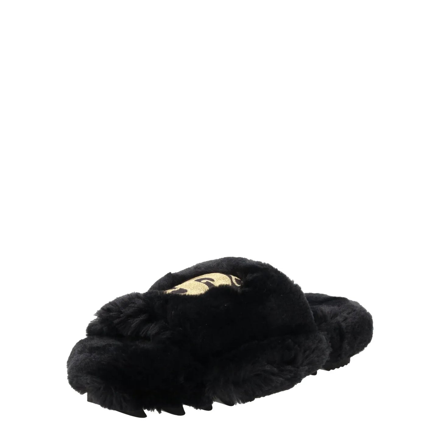 SACAI Womens Hotel Slippers Synthetic Casual Black Faux Fur EU 36 RRP 460 — View 4