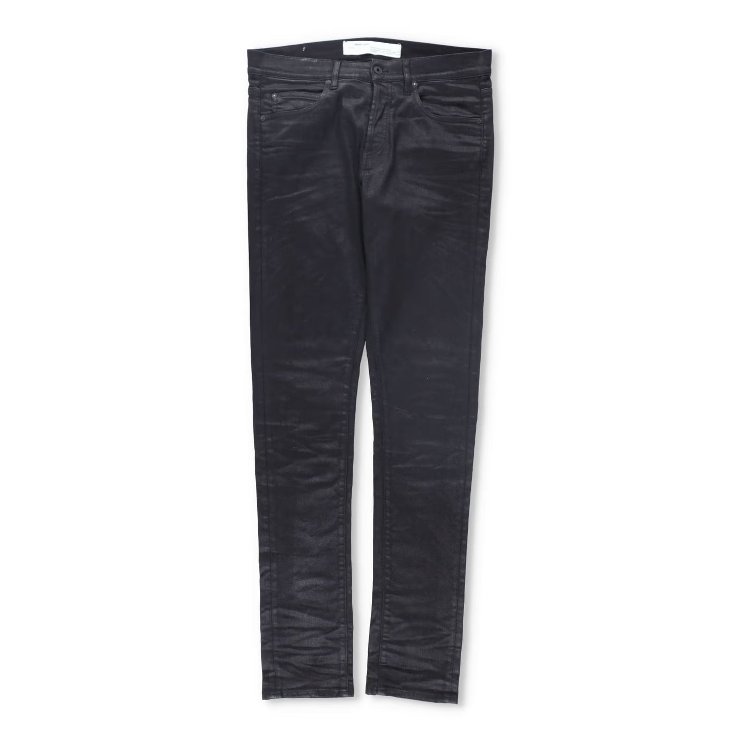 Off-White Mens Jeans Cotton Blend Straight Leg Black Denim Dark Size 34 RRP 450