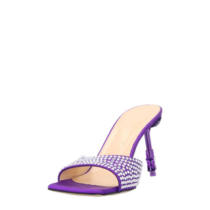 MACH & MACH Womens Square Toe Purple Leather Slip On Heels Embell. UK 6.5 RRP895 — View 3