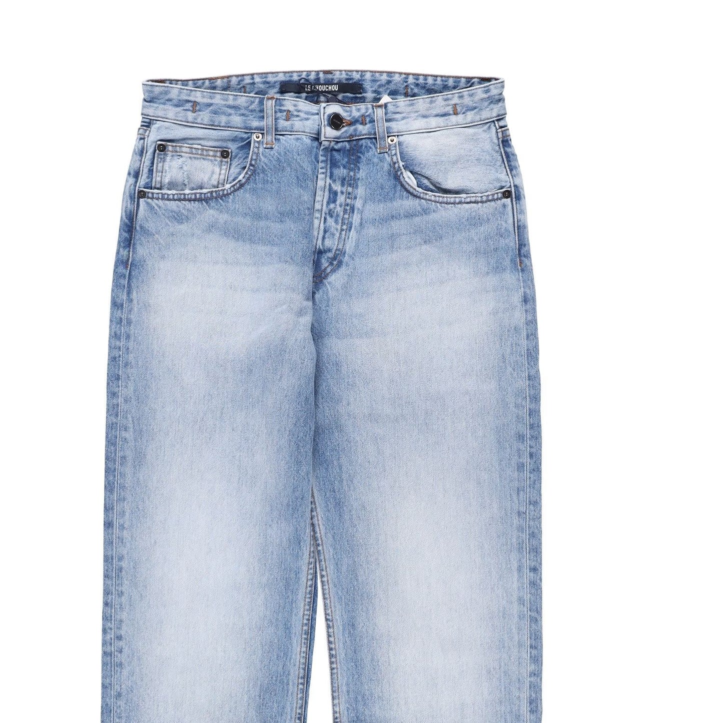 JACQUEMUS Mens Le De-Nimes Fresa Jeans Blue Denim Light Wash Size 31 RRP 290 — View 5