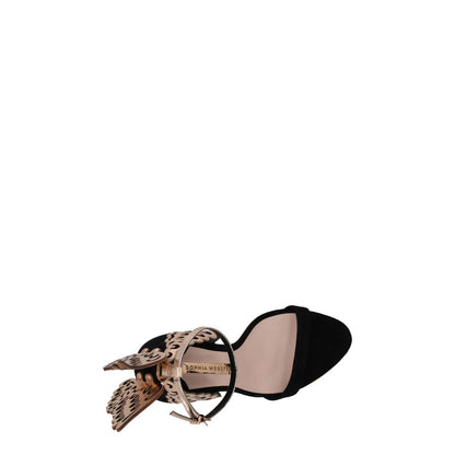 SOPHIA WEBSTER Womens Evangeline Sandal Suede Leather Black Heel UK 7.5 RRP580 — View 7