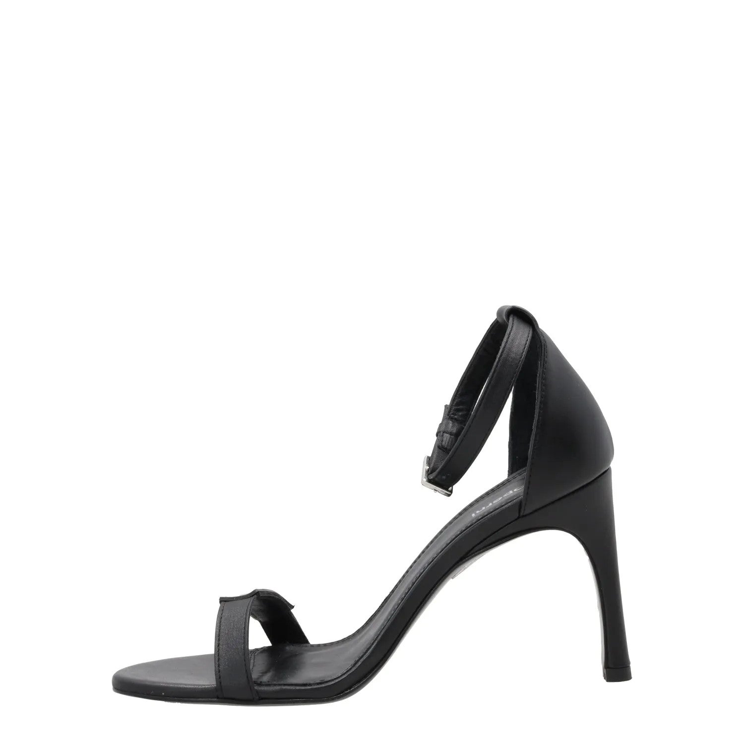 COPERNI Womens Skinny Strap Logo Sandals Leather Formal Heeled Black EU36 RRP450 — View 5
