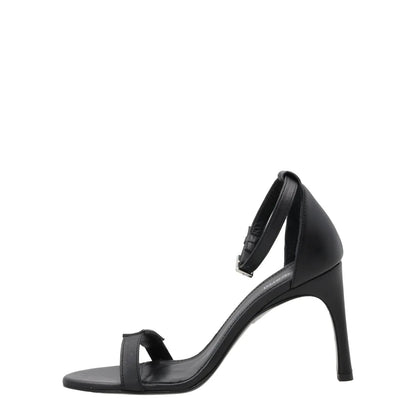 COPERNI Womens Skinny Strap Logo Sandals Leather Formal Heeled Black EU36 RRP450 — View 5
