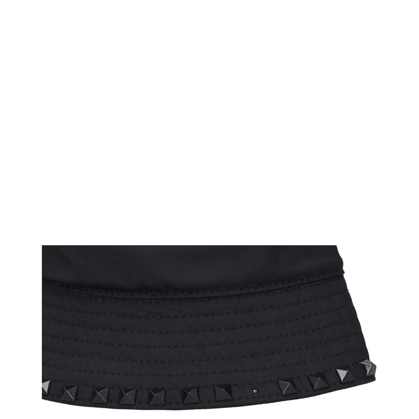 VALENTINO Mens Bucket Hat Black Rockstud Memory Techno Drill Size 58 RRP 540 — View 8