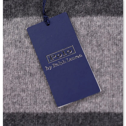 POLO RALPH LAUREN Mens Jumper Grey Knit Logo Striped Long Sleeve Size S RRP 395 — View 6