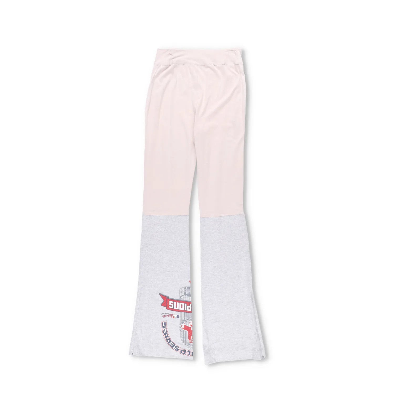 CONNER IVES Womens Flared Joggers Mixed Vintage Fibre White Logo Size M RRP 250 — View 11