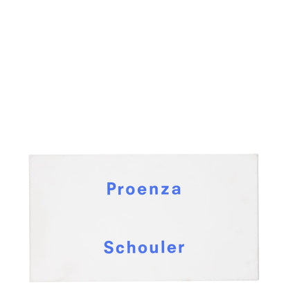 PROENZA SCHOULER Women Spike Mule Mid Pumps White Pointed Closed Toe EU38 RRP560 — View 10