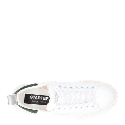 GOLDEN GOOSE Mens Starter Bio Sneakers White Low Top Lace Up Size UK 6.5 RRP 515 — View 9