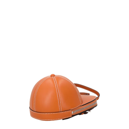 J.W. ANDERSON Womens Midi Cap Crossbody Bag Leather Orange Size M RRP 490 — View 4
