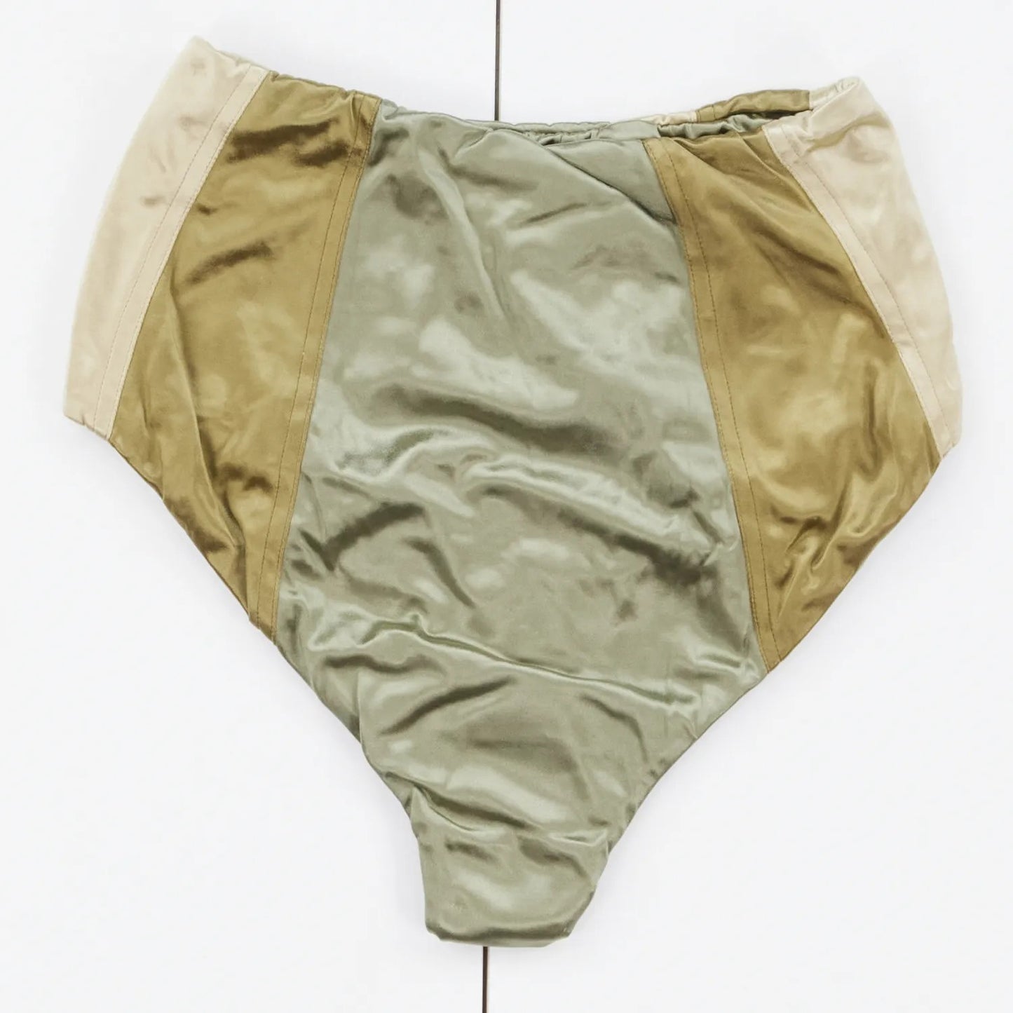 ISA BOULDER Womens Reversible Course Bikini Bottm High Waist Green Size M RRP125 — View 5