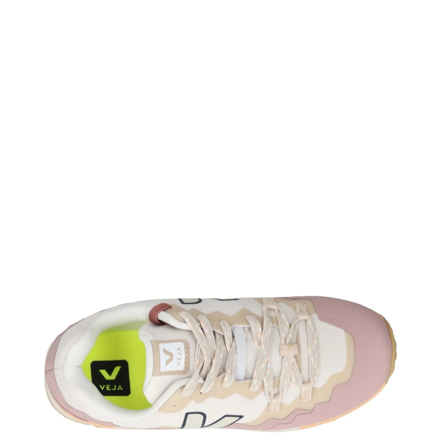 VEJA Womens Trainer Pink Synthetic Low Top Lace Up Multicoloured UK 3 RRP 140 — View 7