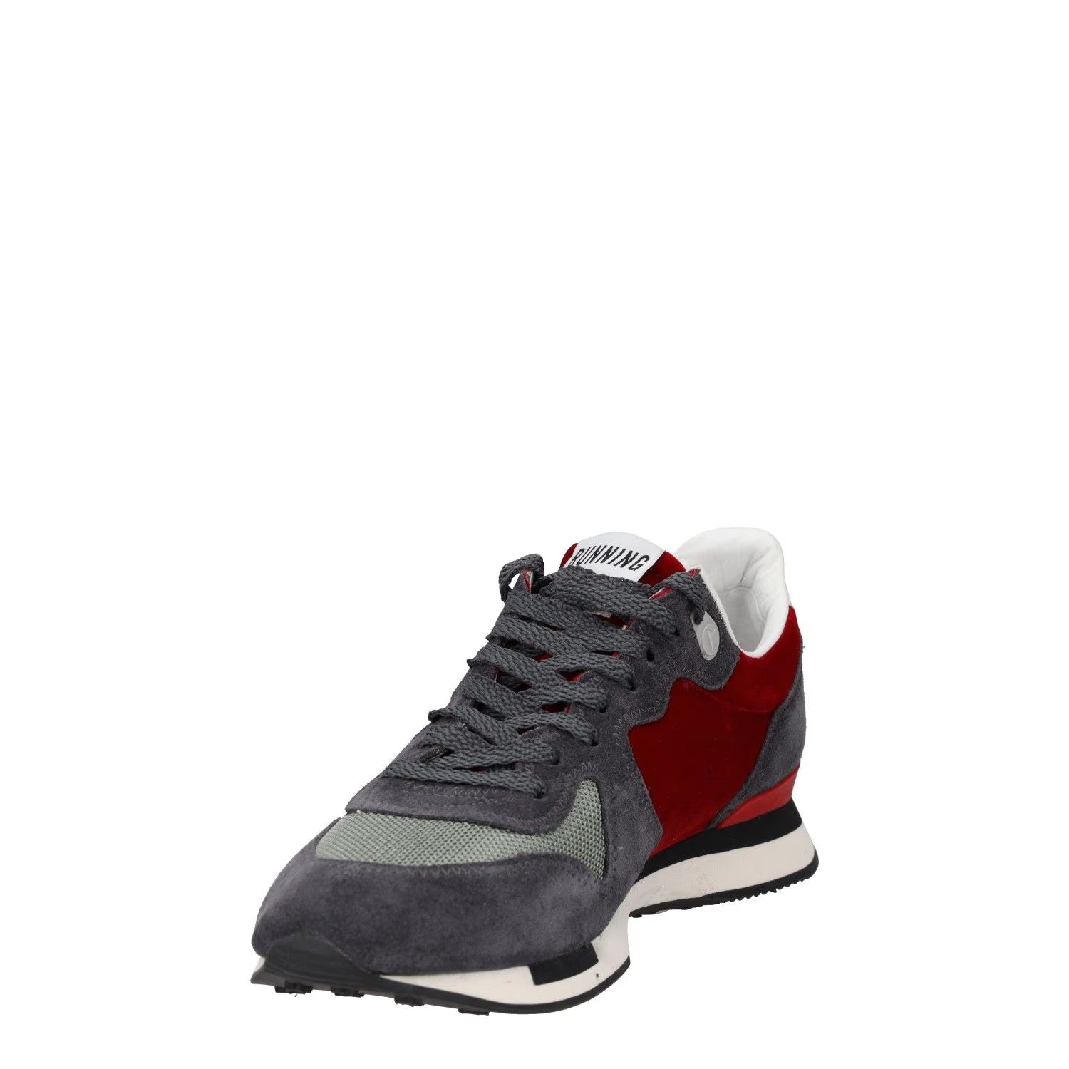 GOLDEN GOOSE Mens Trainers Red Grey White Suede Low Top Lace Up UK 6 RRP 485 — View 3