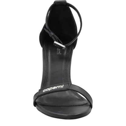COPERNI Womens Skinny Strap Logo Sandals Leather Formal Heeled Black EU40 RRP450 — View 3