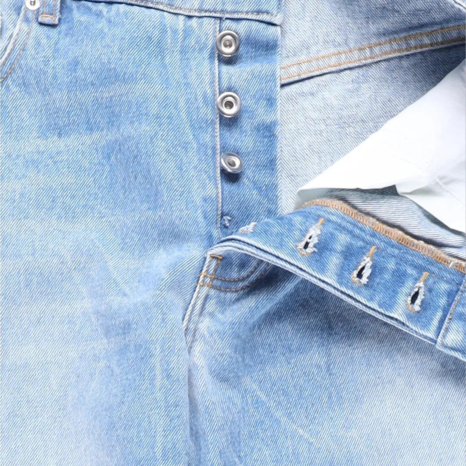 PACO RABANNE Womens Flares Bootcut Jeans Denim Light Blue Size 36 RRP 350 — View 7