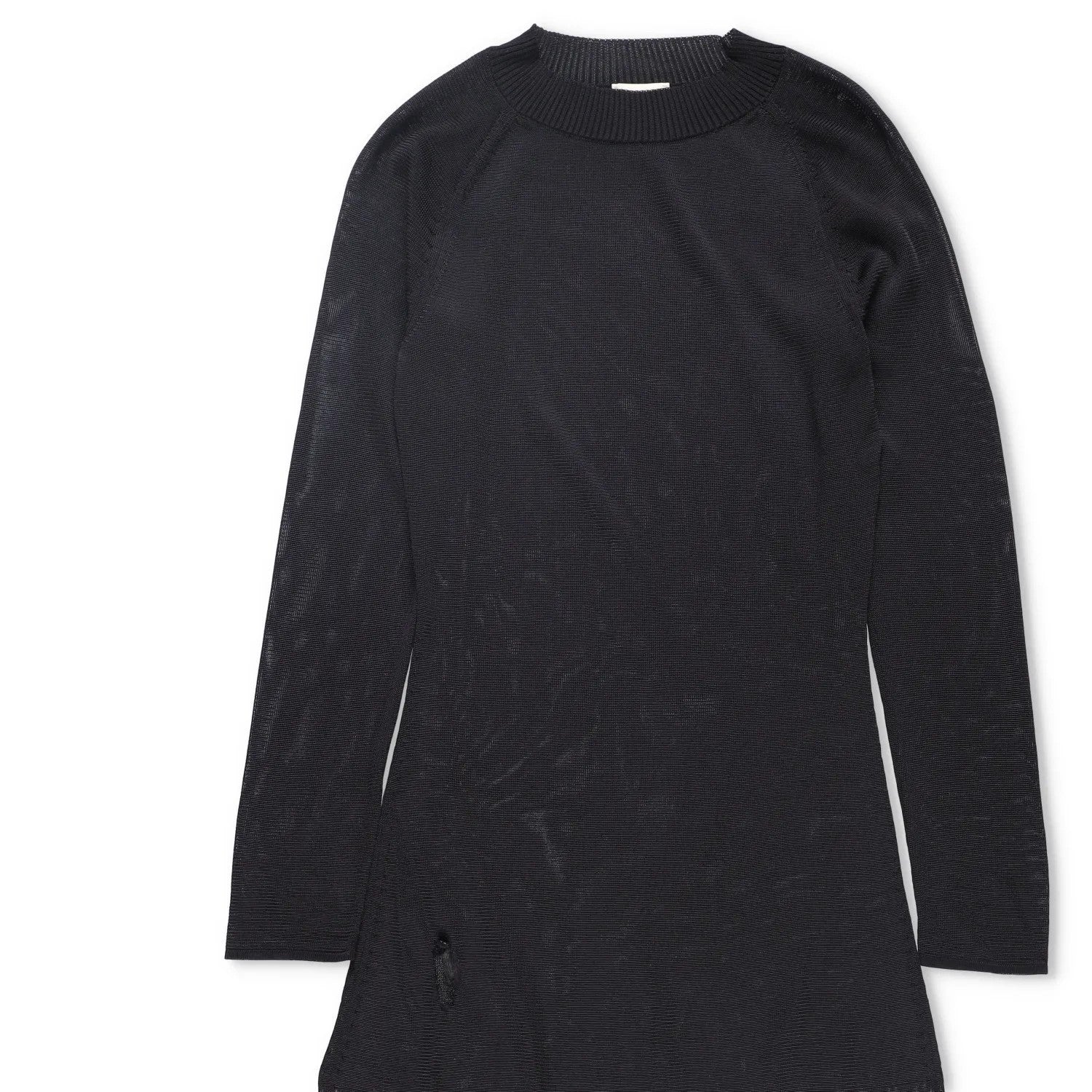 KHAITE Womens Valera Long Sleeve Knit Maxi Dress Black Long Sleeve Small RRP1490 — View 3